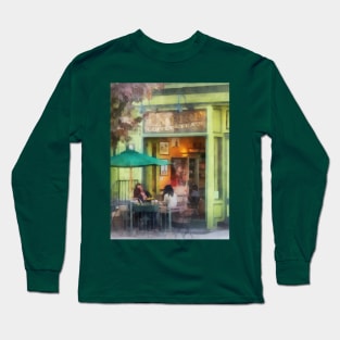 Hoboken NJ - Coffee and Tea Shop Long Sleeve T-Shirt